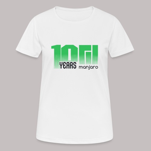 10 years Manjaro black - Women's Breathable T-Shirt