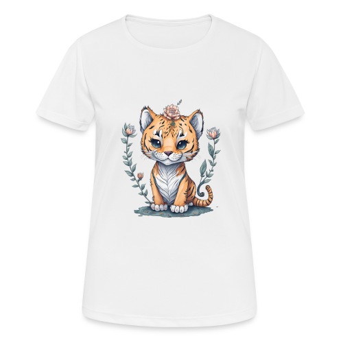 cucciolo tigre - Maglietta da donna traspirante