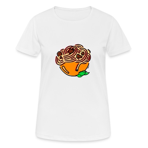 Schüssel Spaghetti - Frauen T-Shirt atmungsaktiv