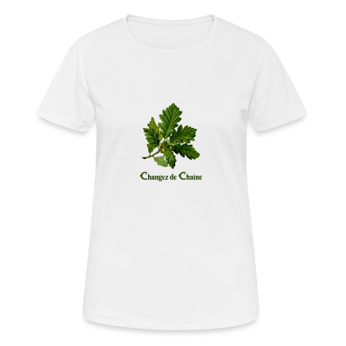 CHANGEZ DE CHAÎNE ! (TV, nature, écologie) - T-shirt respirant Femme