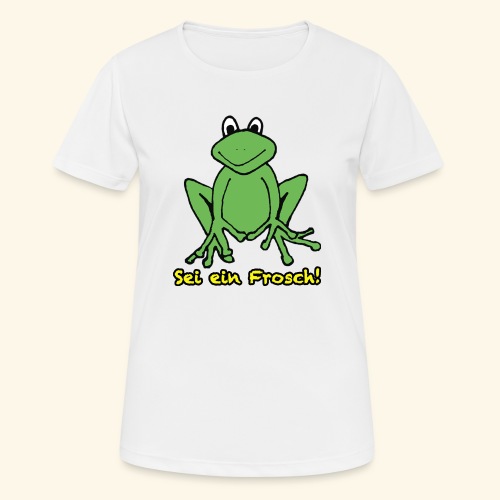 Ein kleiner grüner Frosch! - Frauen T-Shirt atmungsaktiv