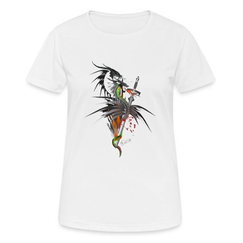 Dragon Sword - Drachenkampf - Frauen T-Shirt atmungsaktiv
