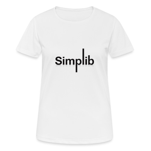 Logo-Simplib-ok - Koszulka damska oddychająca