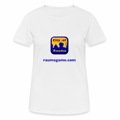Raumagame logo - naisten tekninen t-paita