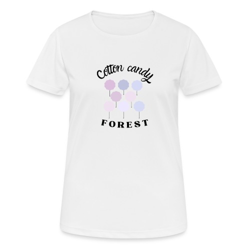 Cotton Candy Forest - Maglietta da donna traspirante