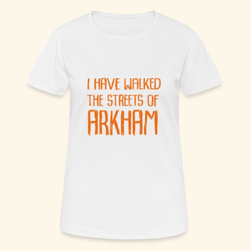 Streets of Arkham Orange - Andningsaktiv T-shirt dam