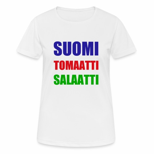 SUOMI SALAATTI tomater - Pustende T-skjorte for kvinner