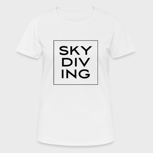 SKY DIV ING Black - Frauen T-Shirt atmungsaktiv