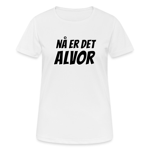 NEDA Sort Text - Pustende T-skjorte for kvinner