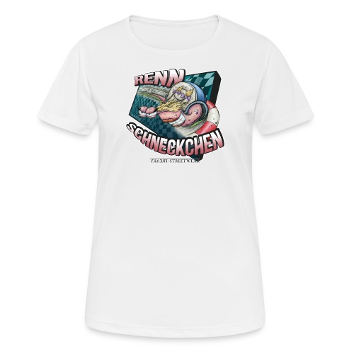 Rennschneckchen - Frauen T-Shirt atmungsaktiv