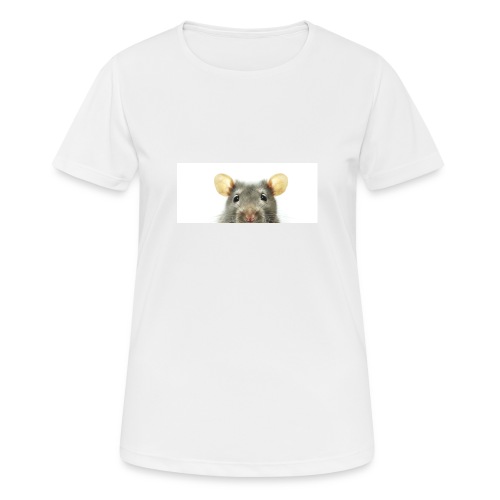 nyskjerrig mus - Pustende T-skjorte for kvinner