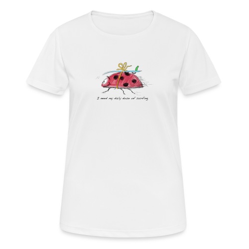 A crawling animal wants to surf - Women's Breathable T-Shirt