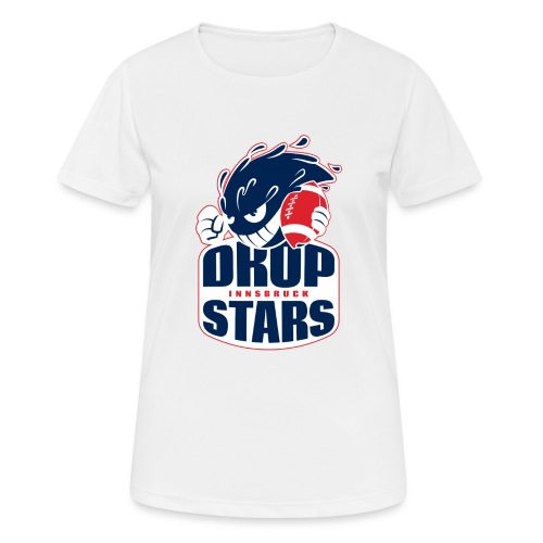 Dropstars Logo - Frauen T-Shirt atmungsaktiv