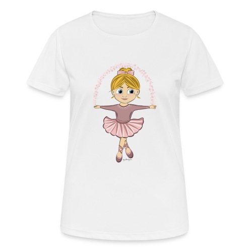Mädchen Ballett - Frauen T-Shirt atmungsaktiv