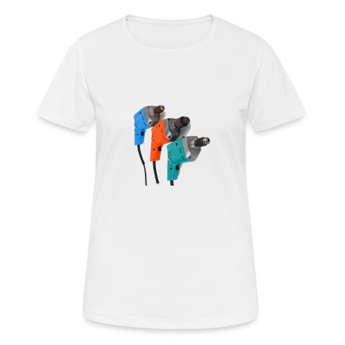 Bohrmaschinen - Frauen T-Shirt atmungsaktiv