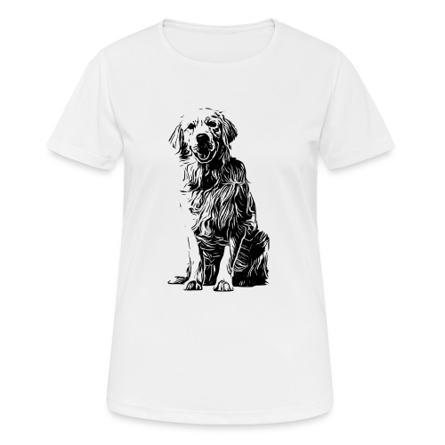 Golden Retriever - Hunde Geschenkidee - Frauen T-Shirt atmungsaktiv