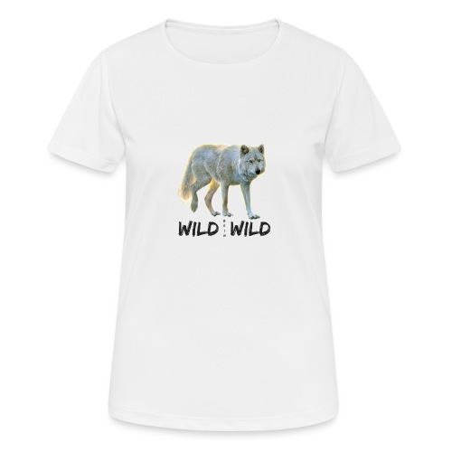 Wolf - Frauen T-Shirt atmungsaktiv