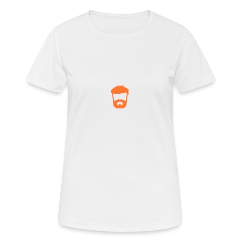 beard orange png - Andningsaktiv T-shirt dam