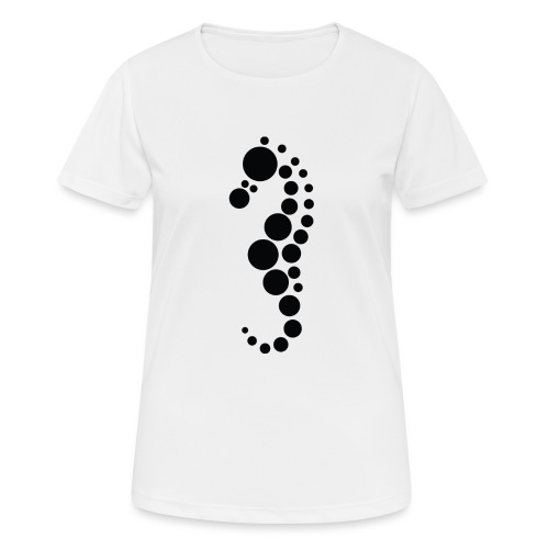 merihevonen - naisten tekninen t-paita