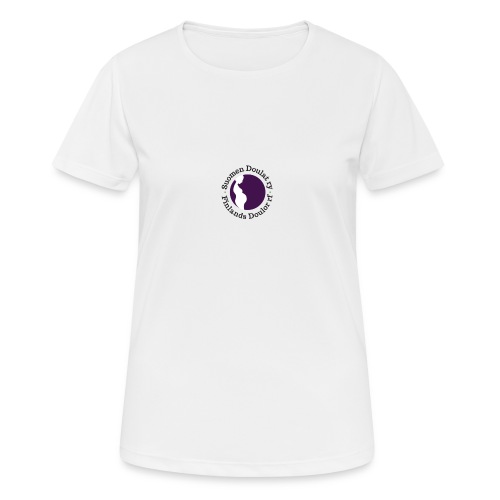 Suomen Doulat ry logo - naisten tekninen t-paita