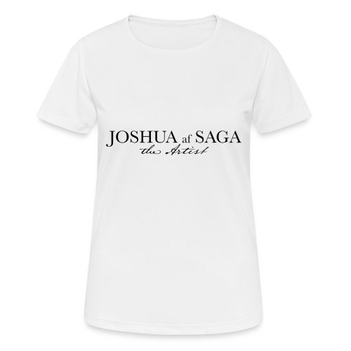 Joshua af Saga - The Artist - Black - Andningsaktiv T-shirt dam
