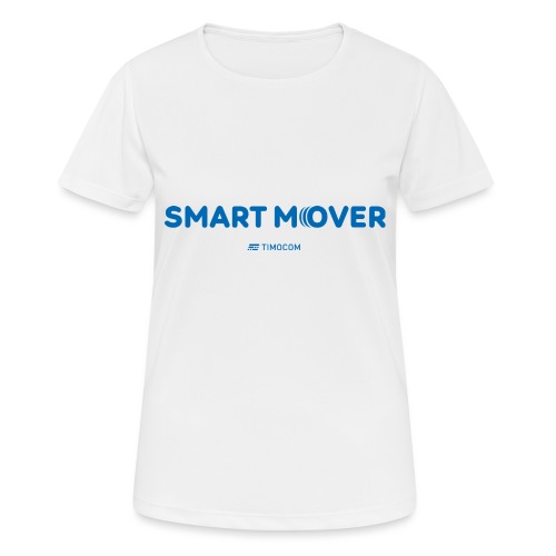 SmartMove blue - Frauen T-Shirt atmungsaktiv
