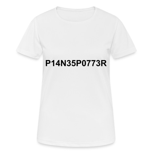 Planespotter 1337 LEET (black-arial) - Women's Breathable T-Shirt