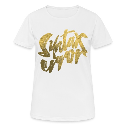 Syntax Error - Andningsaktiv T-shirt dam