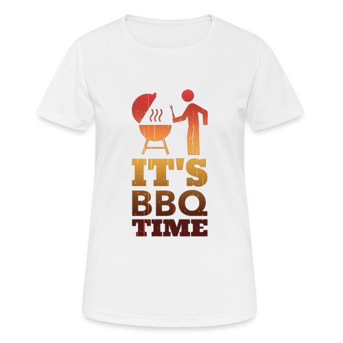It's BBQ Time - Vrouwen T-shirt ademend actief