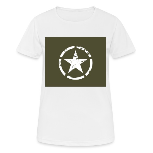 American Military Star - Maglietta da donna traspirante