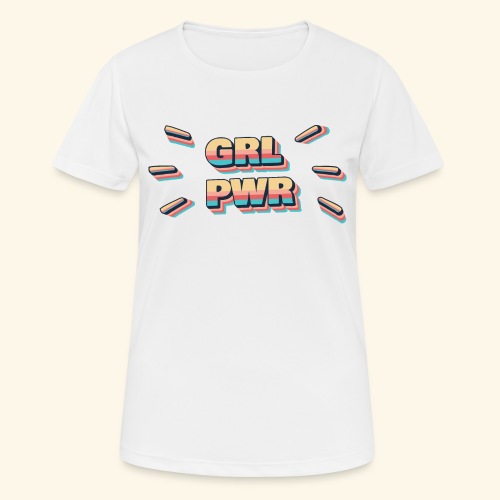 GRLPWR - Frauen T-Shirt atmungsaktiv
