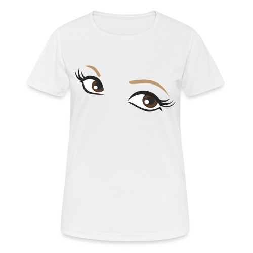 oczy - Koszulka damska oddychająca