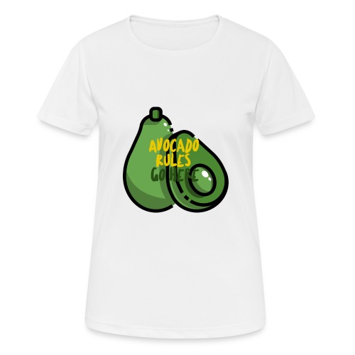 Avocado rules - Vrouwen T-shirt ademend actief