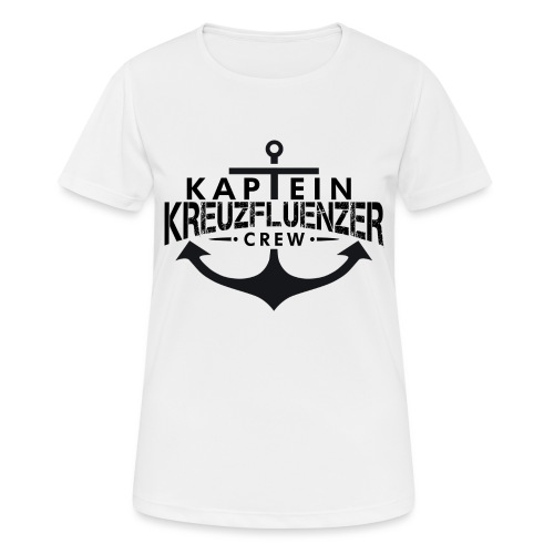 Kaptein Kreuzfluenzer Crew - Frauen T-Shirt atmungsaktiv
