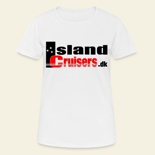 Island cruisers black - Dame T-shirt svedtransporterende