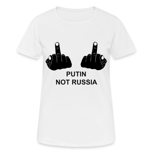 Putin Fuck you - Frauen T-Shirt atmungsaktiv