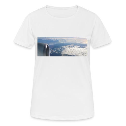Flugzeug Himmel Wolken Australien - Frauen T-Shirt atmungsaktiv