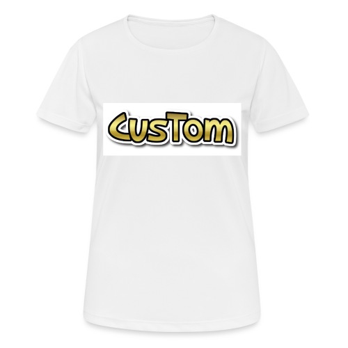 CusTom GOLD LIMETED EDITION - Vrouwen T-shirt ademend actief