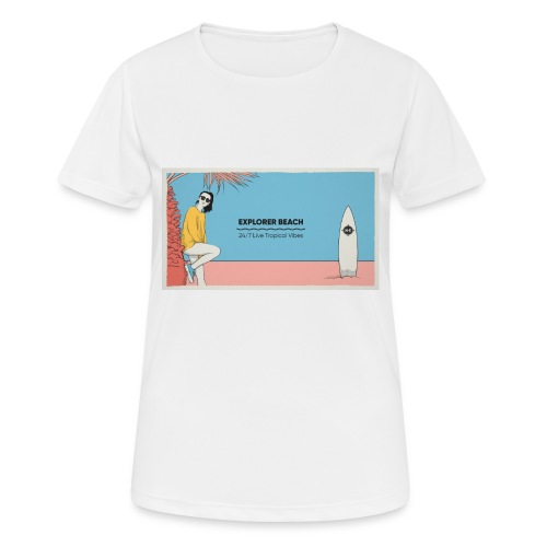 Noise Explorer Beach Test - T-shirt respirant Femme