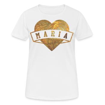 Maria Herzen Or - T-shirt respirant Femme - blanc - Devant - AI Model Female 172 dark (172cm)