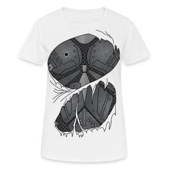 Sci Fi Fantasy Hero Armor - Frauen T-Shirt atmungsaktiv - Weiß - Vorne - AI Model Female 172 dark (172cm)