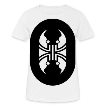Außergewöhnliche Optik - Frauen T-Shirt atmungsaktiv - Weiß - Vorne - AI Model Female 172 dark (172cm)