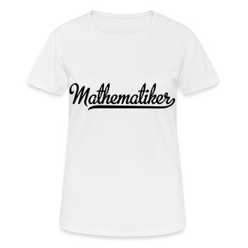 Mathématiciens - T-shirt respirant Femme - blanc - Devant - AI Model Female 172 dark (172cm)