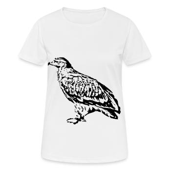 Falken Vogel Vögel - Frauen T-Shirt atmungsaktiv - Weiß - Vorne - AI Model Female 172 dark (172cm)