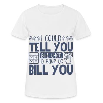 Buchhalter Buchhaltung Steuerberater - Frauen T-Shirt atmungsaktiv - Weiß - Vorne - AI Model Female 172 dark (172cm)
