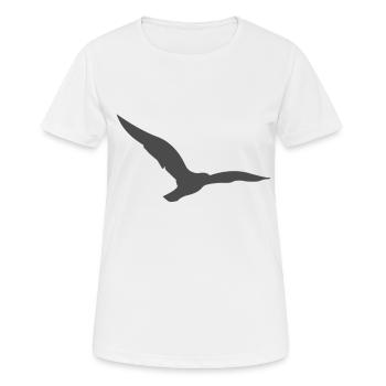 Vogel - Frauen T-Shirt atmungsaktiv - Weiß - Vorne - AI Model Female 172 dark (172cm)