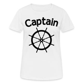 Idée cadeau propriétaire de bateau de sports nautiques - T-shirt respirant Femme - blanc - Devant - AI Model Female 172 dark (172cm)