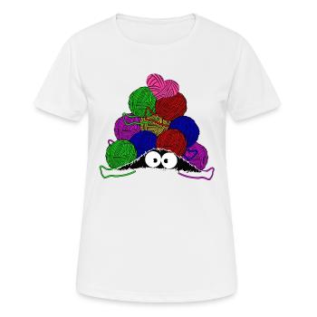 tricot - T-shirt respirant Femme - blanc - Devant - AI Model Female 172 dark (172cm)