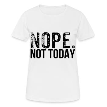 Non - T-shirt respirant Femme - blanc - Devant - AI Model Female 172 dark (172cm)