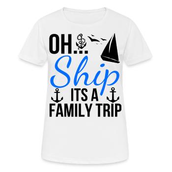 boat - Women's Breathable T-Shirt - white - Front - AI Model Female 172 dark (172cm)